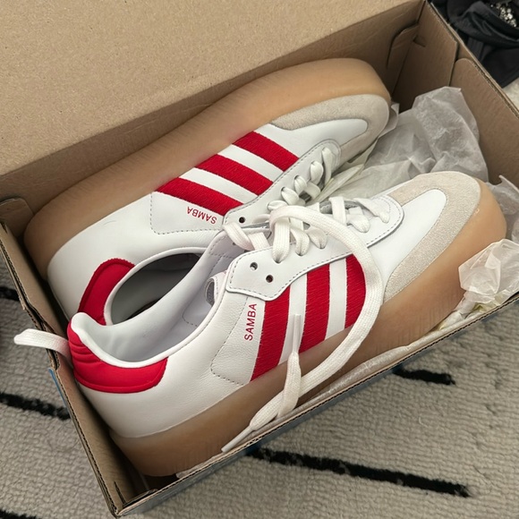 adidas Shoes - Adidas red sambas